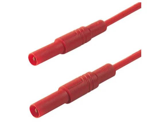 64-1804-63　Hirschmann Test & Measurement Test lead, 16A, 1000V ac/dc, Red, 50cm Lead Length　934172101