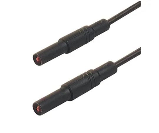 64-1804-67　Hirschmann Test & Measurement Test lead, 16A, 1000V ac/dc, Black, 1m Lead Length　934174100