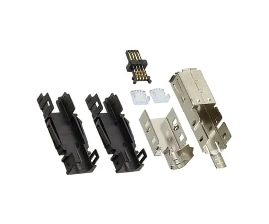 64-1803-89　TE Connectivity Type II Series, Cable Mount Mini I/O Connector Female, 8 Way, Shielded　1-2201864-1