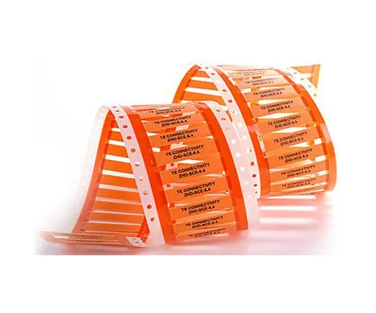 64-1785-67　TE Connectivity ZHD-SCE Heat Shrink Cable Marker Yellow 10.16 → 16.25mm Dia. Range　ZHD-SCE-19.0-50-4