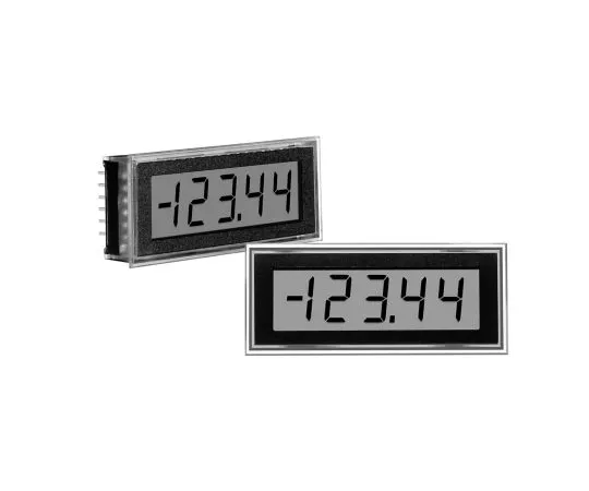 64-1813-33　Murata Power Solutions DMS-40LCD Series Digital Panel Voltmeter DC, LCD Display 4.5-Digits ±3 %, 53.80 x 22.30 mm　DMS-40LCD-0/1-5B-C