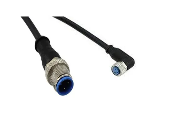 64-1777-49　TE Connectivity Right Angle M8 to Straight M8 Cable assembly, 3 Core 1.5m Cable　3-2273124-4