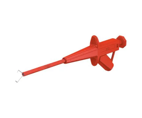 64-1781-62　Multi Contact 4A Red Grabber Clip, 1kV Rating - 10mm Tip Size, 4mm Probe Socket Size　24.0224-22