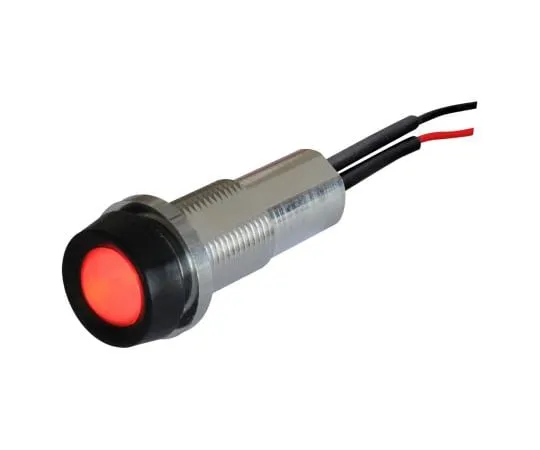 64-1790-80　Oxley Red Indicator, Flying Leads Termination, 24 V ac/dc, 10.2mm Mounting Hole Size, IP68　STR/LH10/24/FL30/AlGaAsRD