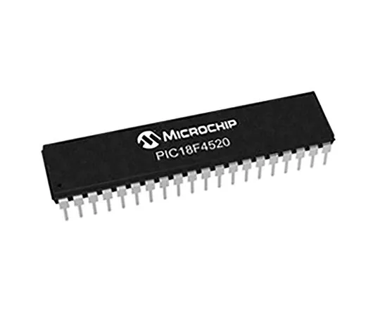 64-1783-05　Microchip PIC18F4520-E/P, 8bit PIC18F Microcontroller, 40MHz, 32 kB Flash, 40-Pin PDIP　PIC18F4520-E/P