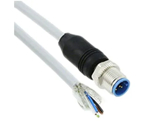 64-1776-84　TE Connectivity Straight M12 to Unterminated Cable assembly, 5 Core 1.5m Cable　2273046-1