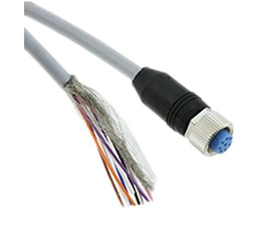 64-1776-93　TE Connectivity Straight M12 to Unterminated Cable assembly, 8 Core 1.5m Cable　2273049-1