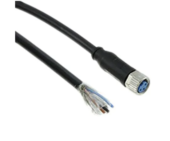 64-1775-68　TE Connectivity Straight M8 to Unterminated Cable assembly, 3 Core 1.5m Cable　1-2273005-1