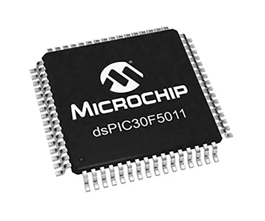 64-1783-41　Microchip, 16bit DSP 25MHz 66 kB Flash 64-Pin TQFP　DSPIC30F5011-30I/PT