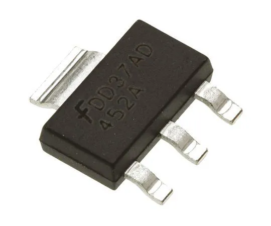 64-1814-35　ON Semi PZTA06 NPN Transistor, 500 mA, 80 V, 3 + Tab-Pin SOT-223　PZTA06