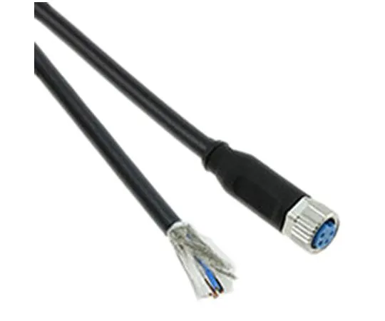 64-1775-75　TE Connectivity Straight M8 to Unterminated Cable assembly, 4 Core 1.5m Cable　1-2273007-1