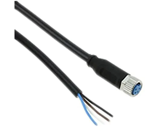 64-1775-70　TE Connectivity Straight M8 to Unterminated Cable assembly, 4 Core 1.5m Cable　1-2273003-1