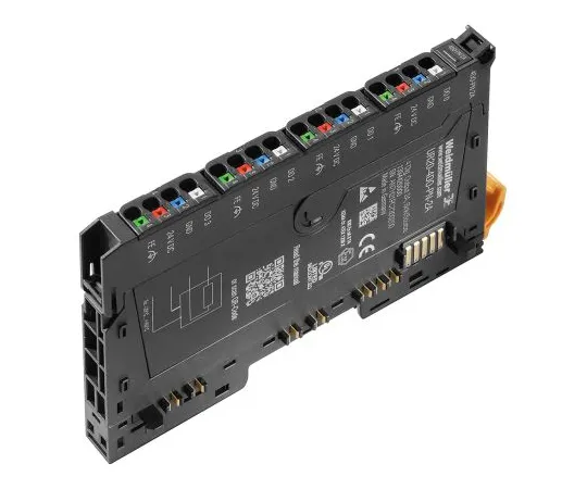 64-1780-29　Weidmuller Remote I/O Module 4 Outputs 2 (Per Channel) A, 8 (Per Module) A, 120 x 11.5 x 76 mm　1394420000