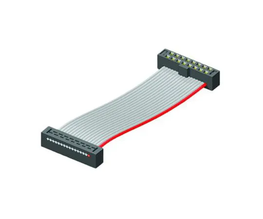64-1806-40　Flat Ribbon Cable Ribbon Cable Assembly 100mm 16, Ways Female to Female, IDC to IDC　TCSD-08-D-04.00-01-N
