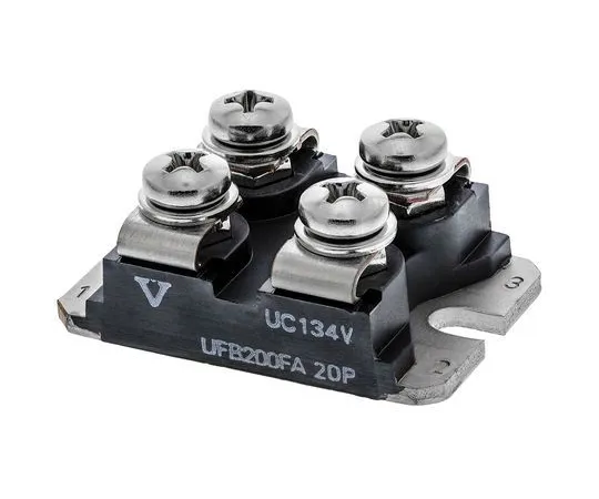 64-1813-29　Vishay 1200V 110A, Dual Silicon Junction Diode, 4-Pin SOT-227 VS-HFA220FA120　VS-HFA220FA120