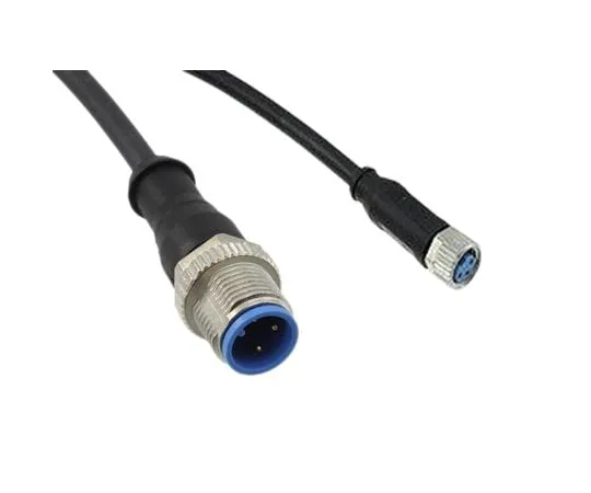 64-1777-29　TE Connectivity Straight M8 to Straight M12 Cable assembly, 3 Core 1.5m Cable　2273110-4