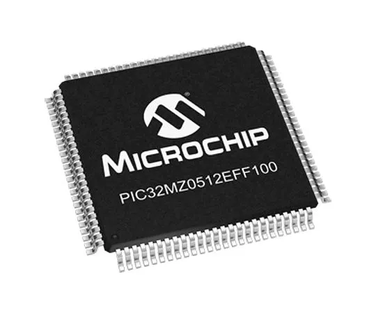 64-1829-20　Microchip PIC32MZ0512EFF100-I/PT, 32bit MIPS® MicroAptiv™ Microcontroller, 200MHz, 160 (Boot Flash) kB, 512 (Flash) kB　PIC32MZ0512EFF100-I/PT