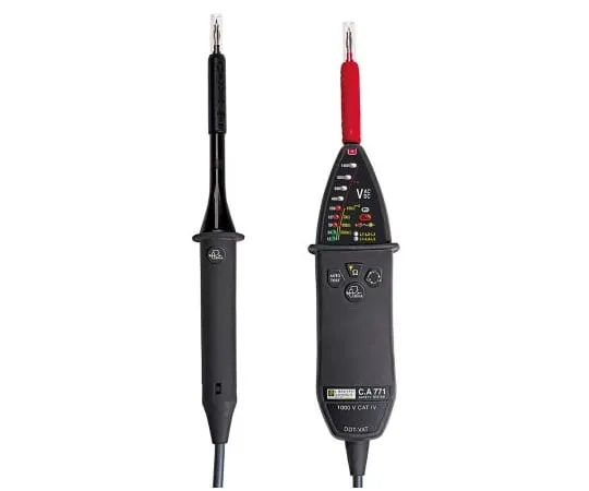 64-1789-86　Chauvin Arnoux CA771 Voltage Indicator with RCD Trip Test Continuity Check CAT IV 1000 V　P01191771A