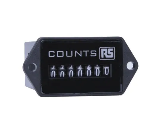 64-1789-98　RS 7 Digit, Digital Counter, 10Hz, 12 V dc　896-7049