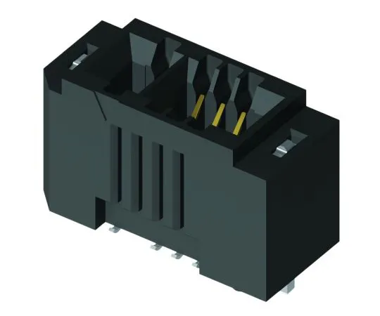 64-1806-02　Samtec MECF Series, FemalePCBEdge Connector, SMT Mount, 10 Way, 2 Row, 1.27mm Pitch, 3.5A　MECF-05-02-L-DV-WT