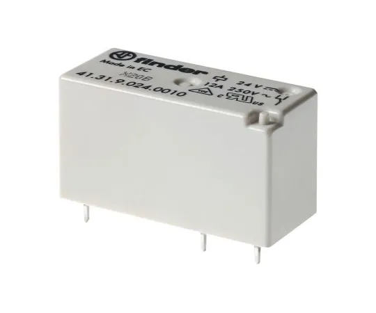 64-1785-83　Finder 24V ac PCB Mount Power Relay Module, SPDT　41.31.8.024.0000
