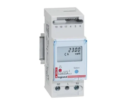 64-1792-95　Legrand EMDX3 LCD Digital Power Meter, 7-Digits, 1 Phase　0 046 72
