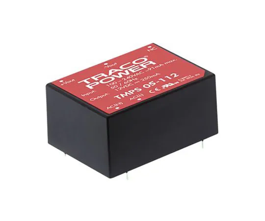 64-1777-59　TRACOPOWER 5W 1 Output Embedded Switch Mode Power Supply SMPS, 1.97A, 3.3V dc Encapsulated　TMPS 05-103