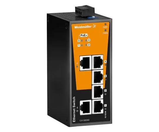 64-1782-02　Weidmuller Unmanaged Ethernet Switch for *** with Ethernet Network Ethernet　1241380000