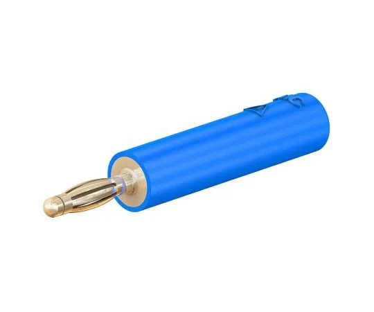 64-1781-63　Multi Contact Blue, Male to Female Test Connector Adapter With Brass contacts and Gold Plated - Socket Size: 4mm　24.0115-23