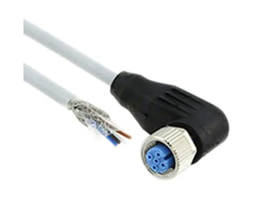 64-1777-15　TE Connectivity Right Angle M12 to Unterminated Cable assembly, 4 Core 1.5m Cable　2273099-1
