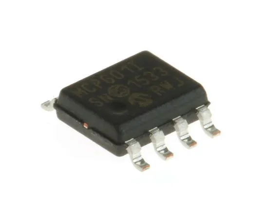64-1771-72　MCP601-I/SN Microchip, Op Amp, RRO, 2.8MHz, 3 V, 5 V, 8-Pin SOIC　MCP601-I/SN