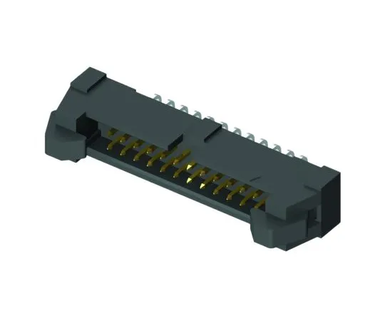 64-1806-29　Samtec EHT, 40 Way, 1 Row, Right Angle PCB Header　EHT-120-01-L-D-RA